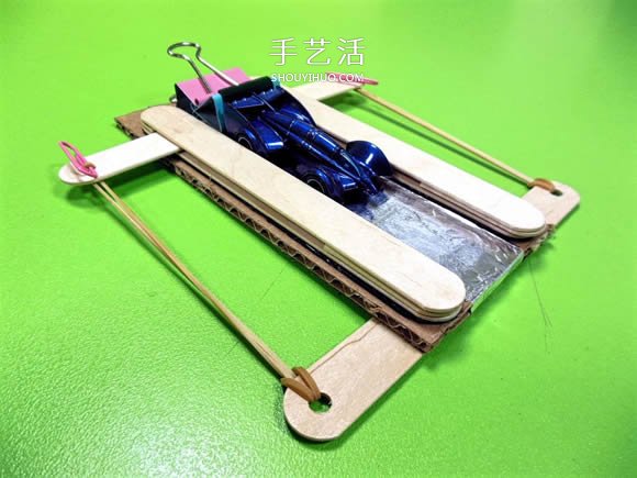 好玩的科技小制作：用雪糕棍制作汽車彈射器 -  itrip.net.cn