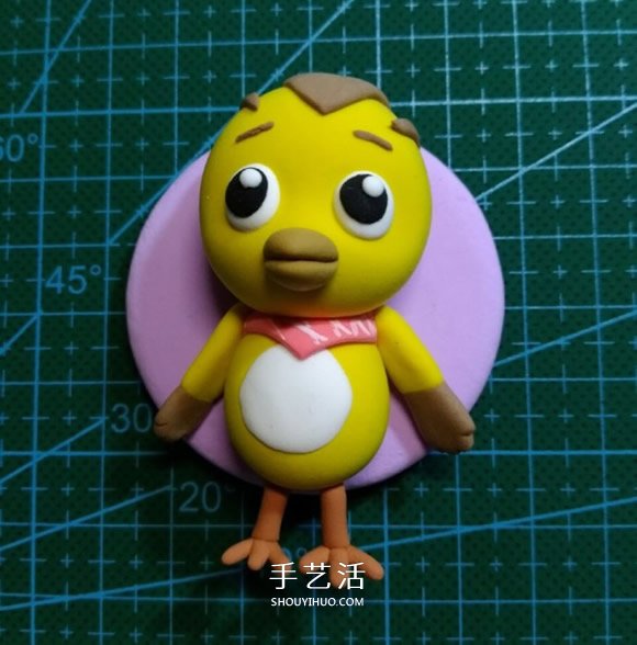 超輕粘土手工制作萌雞小隊麥奇小雞步驟圖 -  itrip.net.cn
