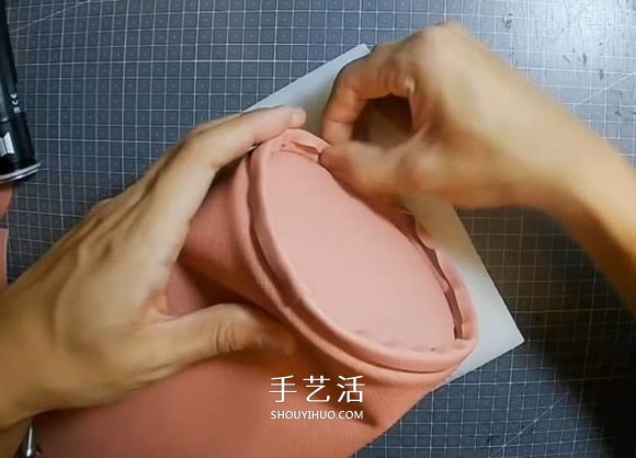 自制迷你皮革水桶包的制作方法詳細(xì)步驟圖 -  itrip.net.cn