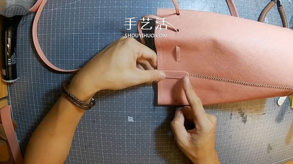 自制迷你皮革水桶包的制作方法詳細(xì)步驟圖 -  itrip.net.cn