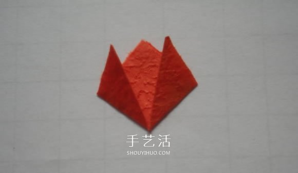 最簡單折紙郁金香貼畫的制作方法圖解 -  itrip.net.cn