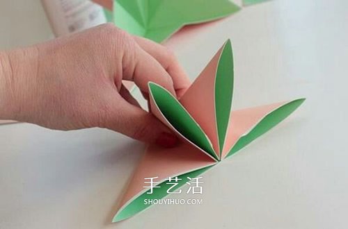 簡單又漂亮紙花的折法圖解 有16個花瓣！ -  itrip.net.cn