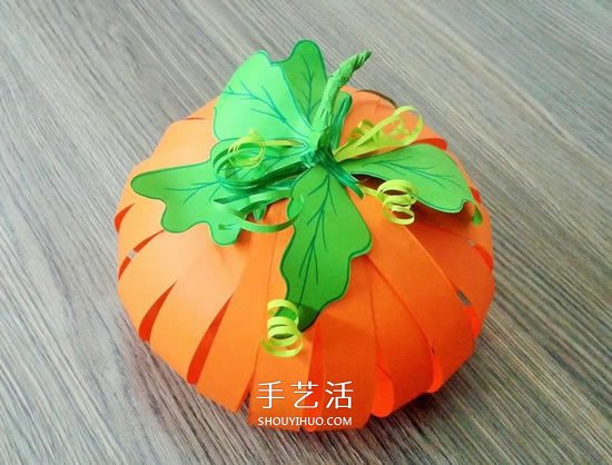 萬圣節(jié)南瓜裝飾包裝的制作方法圖解教程 -  itrip.net.cn