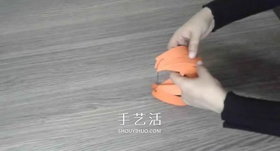 萬圣節(jié)南瓜裝飾包裝的制作方法圖解教程 -  itrip.net.cn