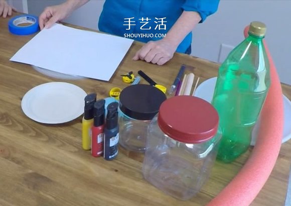 塑料瓶廢物利用DIY制作兒童潛水艇玩具 -  itrip.net.cn