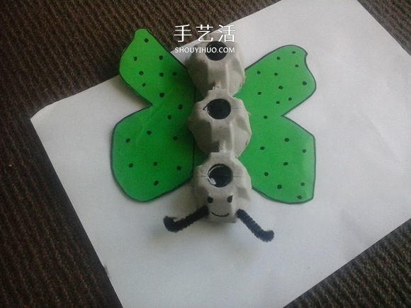 幼兒園手工制作雞蛋盒蝴蝶的方法教程 -  itrip.net.cn