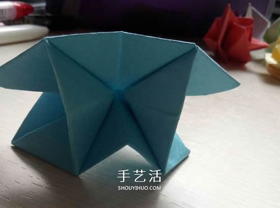 簡單又漂亮玫瑰花的折紙方法圖解步驟 -  itrip.net.cn
