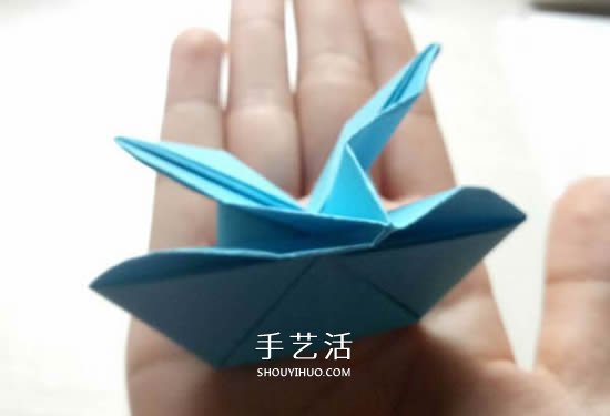 簡單又漂亮玫瑰花的折紙方法圖解步驟 -  itrip.net.cn
