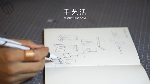 自制男士雙折皮革錢包的詳細(xì)制作步驟圖 -  itrip.net.cn