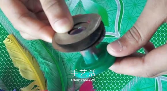 自制羽毛毽子的做法步驟圖解教程 -  itrip.net.cn