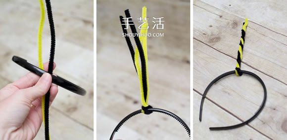 變身小蜜蜂！用扭扭棒做蜜蜂頭飾的制作方法 -  itrip.net.cn