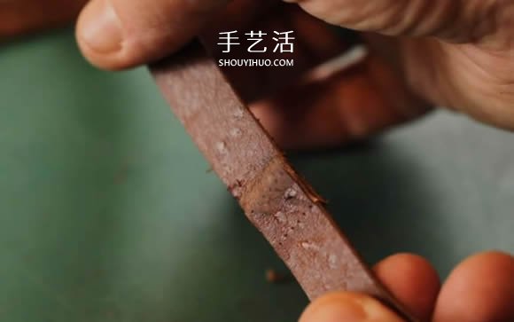 金屬墊圈DIY制作皮革手鐲 送男友的好禮物！ -  itrip.net.cn