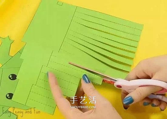 幼兒園手工制作卡紙鱷魚的方法 簡(jiǎn)單又好玩！ -  itrip.net.cn