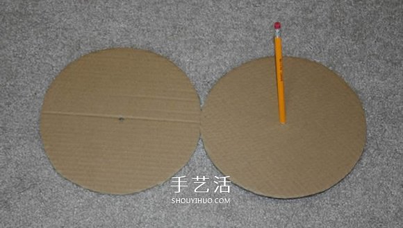 硬紙板手工制作摩天輪玩具的方法教程 -  itrip.net.cn