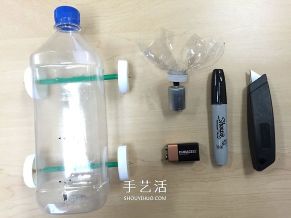 自制電動(dòng)風(fēng)力車(chē)玩具的制作方法教程 -  itrip.net.cn