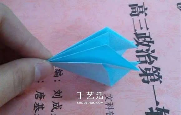 簡單折紙百合花的折疊方法過程圖解 -  itrip.net.cn