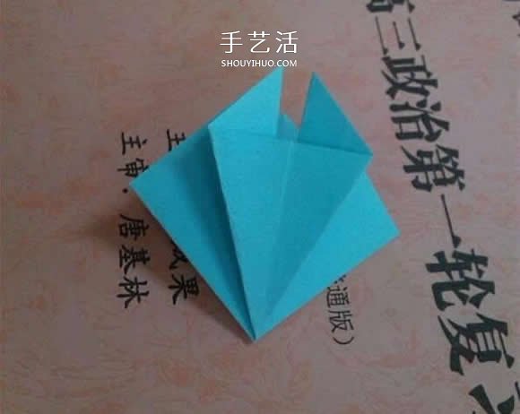 簡單折紙百合花的折疊方法過程圖解 -  itrip.net.cn