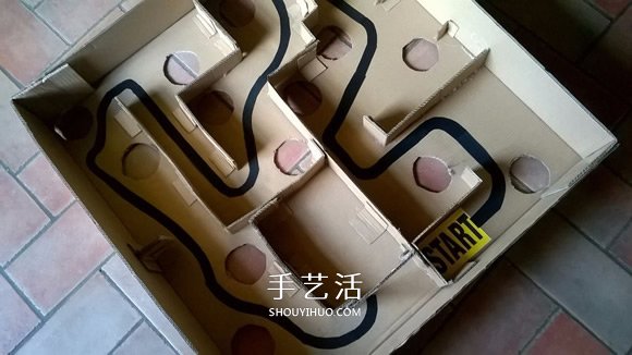 紙箱制作迷宮玩具的方法 能讓兩個人一起玩！ -  itrip.net.cn