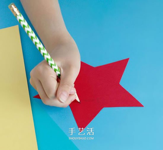 幼兒園用紙手工制作許愿流星的方法 -  itrip.net.cn