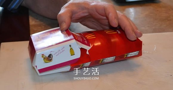 麥當勞包裝盒廢物利用 手工制作酷炫賽車模型 -  itrip.net.cn