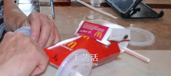 麥當勞包裝盒廢物利用 手工制作酷炫賽車模型 -  itrip.net.cn