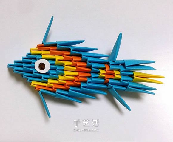 簡單又可愛的三角插小魚的制作方法圖解 -  itrip.net.cn
