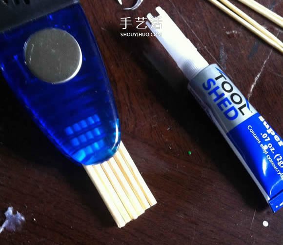 烤串竹簽廢物利用 手工制作迷你浮橋船的方法 -  itrip.net.cn