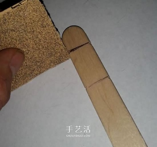 自制雪糕棍彈弓的制作方法圖解 -  itrip.net.cn