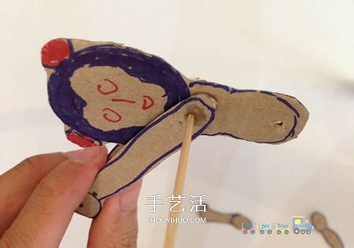 有趣的紙板猴子玩具的制作方法 -  itrip.net.cn