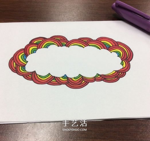DIY制作彩虹感恩卡的手繪教程 -  itrip.net.cn