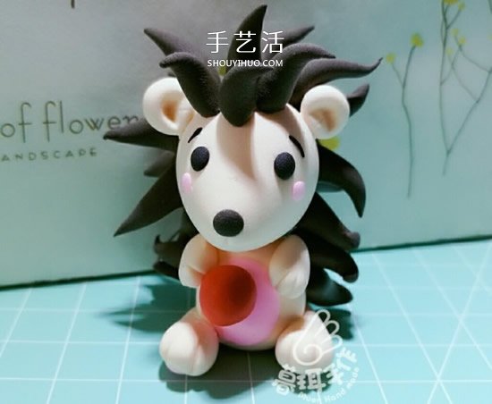 超輕粘土手工制作刺猬圖解教程 -  itrip.net.cn