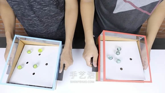 瓦楞紙板手工制作平衡棋盤玩具教程 -  itrip.net.cn