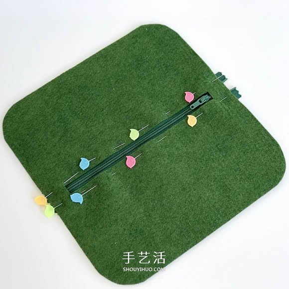 自制毛氈筆袋/化妝包/錢包的方法圖解 -  itrip.net.cn