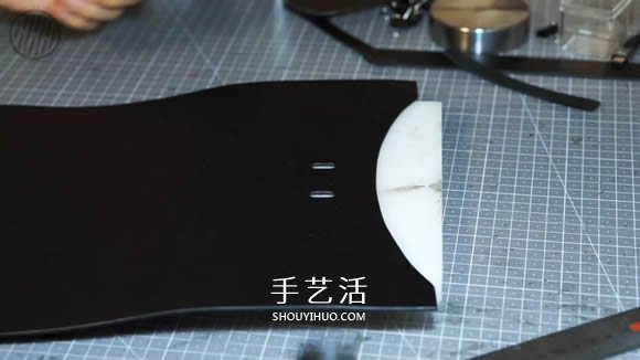 自制簡(jiǎn)約皮革手拿包的方法圖解教程 -  itrip.net.cn