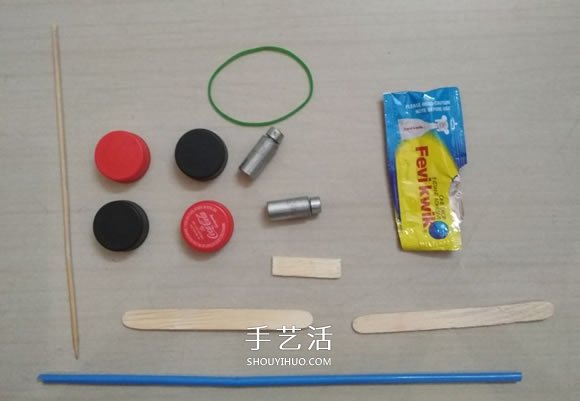 廢物利用DIY橡皮筋動力回力車的方法 -  itrip.net.cn