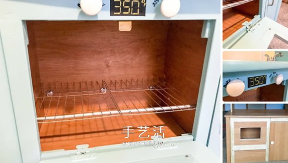 舊電腦桌改造兒童玩具廚房的方法 -  itrip.net.cn