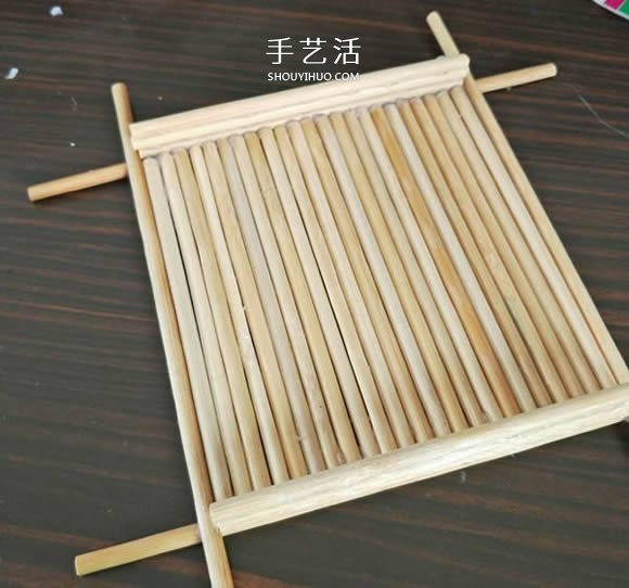 一次性筷子手工制作置物碟圖解教程 -  itrip.net.cn