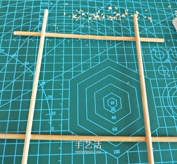 一次性筷子手工制作置物碟圖解教程 -  itrip.net.cn