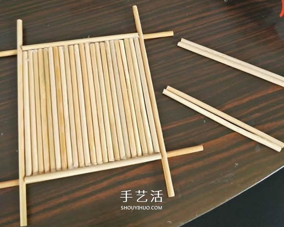 一次性筷子手工制作置物碟圖解教程 -  itrip.net.cn