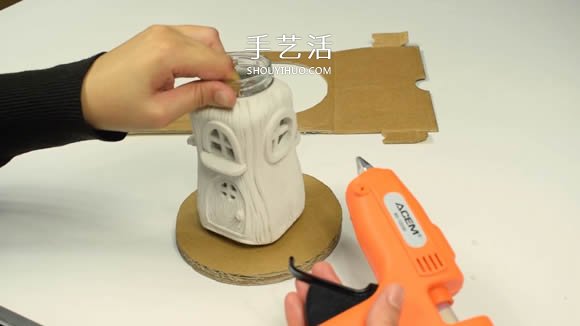 紙粘土和玻璃瓶手工制作童話(huà)小屋 -  itrip.net.cn