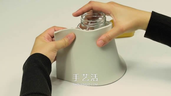 紙粘土和玻璃瓶手工制作童話(huà)小屋 -  itrip.net.cn