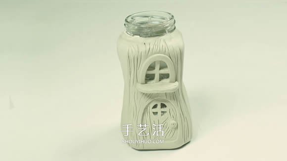 紙粘土和玻璃瓶手工制作童話(huà)小屋 -  itrip.net.cn