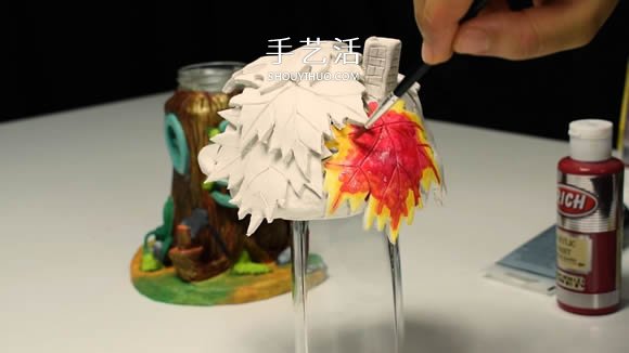 紙粘土和玻璃瓶手工制作童話(huà)小屋 -  itrip.net.cn