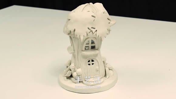 紙粘土和玻璃瓶手工制作童話(huà)小屋 -  itrip.net.cn