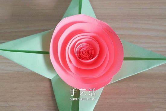 簡(jiǎn)單又漂亮紙玫瑰花的做法圖解 -  itrip.net.cn