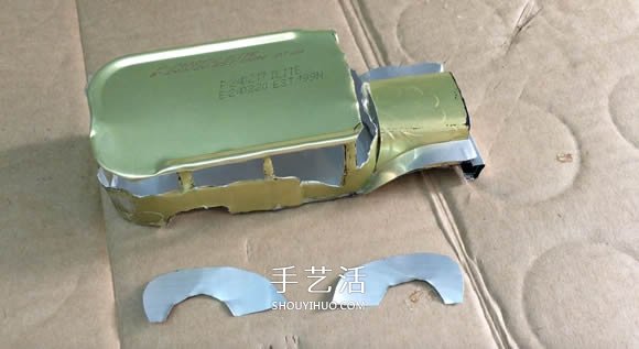 易拉罐手工制作吉普車模型圖解教程 -  itrip.net.cn