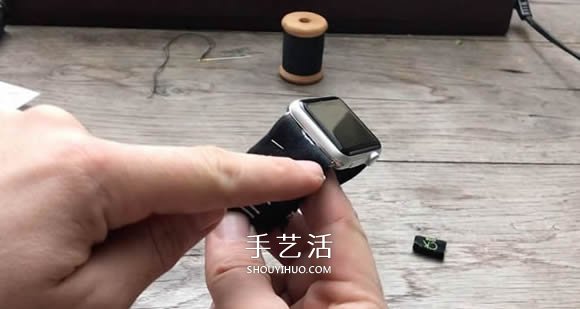 內(nèi)衣松緊帶制作蘋果手表表帶的教程 -  itrip.net.cn