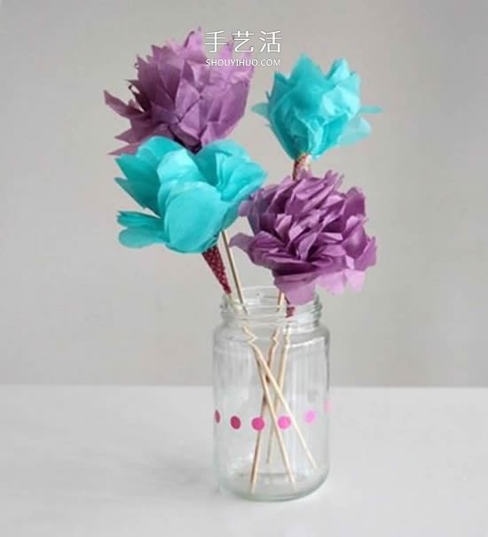 簡單的絹紙花手工制作圖解教程 -  itrip.net.cn
