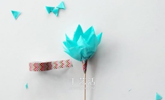 簡單的絹紙花手工制作圖解教程 -  itrip.net.cn