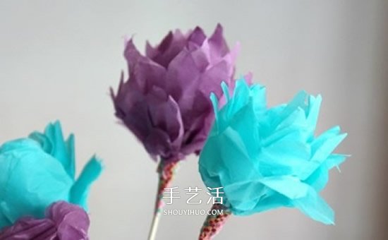 簡單的絹紙花手工制作圖解教程 -  itrip.net.cn